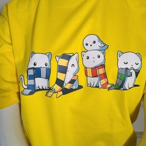 Harry Potter House Cats Tshirt